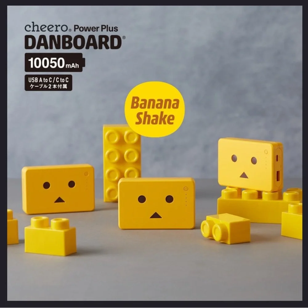 Cheero‎ Power Plus Carton Man 10050mAh PD18W Power Bank - Banana Shake